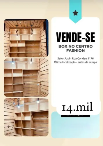 Box no Centro fashion - setor azul