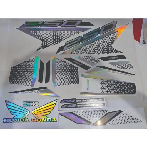 Kit adesivos holográfico 