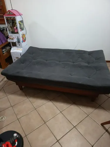 Sofá Cama com Banqueta