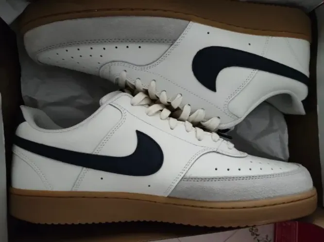 Nike Court Vision Low off white cinza