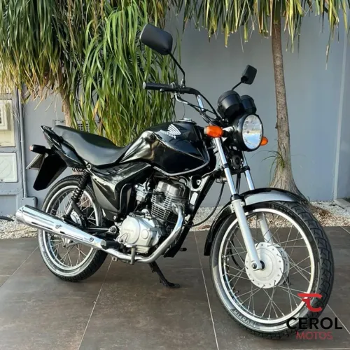 HONDA CG 125 FAN ES 2009 ? PRETA ? OPORTUNIDADE! MOTO PRONTA PARA ANDAR! ?