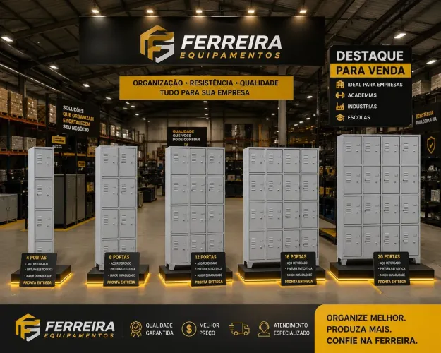 Armário pra vestiários novos pronta entrega com Super desconto!!