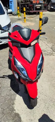 HONDA ELITE 125 vermelha 2021 Shalon veículos Cariacica 