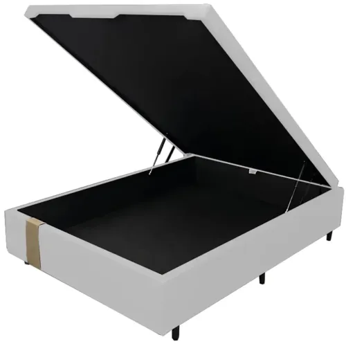 Base Baú Kwid Casal em Linhão 41x138x188 Dream House / pronta entrega