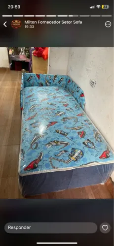 Cama com proteção