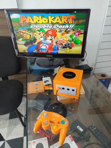 Nintendo Game Cube Laranja com picoboot