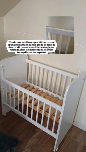 Mini berco sem colchão