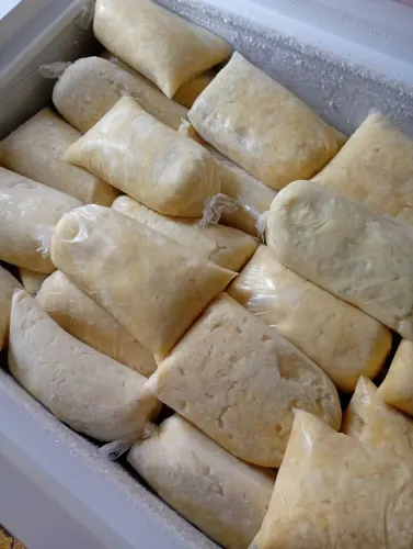 Polpa de cupuaçu. 12 o kl. Acima de 5 sai 10