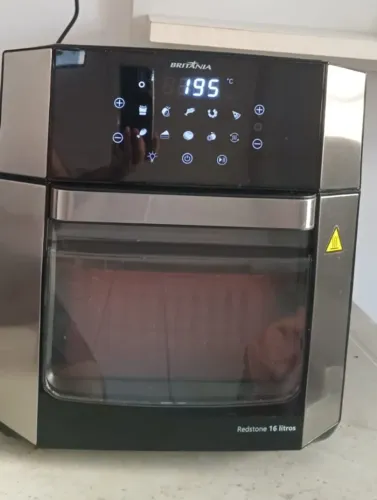 Air Fryer Digital Oven Britânia Redstone 16L 4 em 1 Porta Removível, Garantia até 04/2029