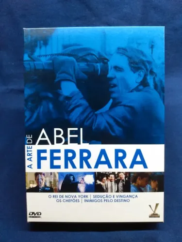 Box c/2 DVDs A ARTE DE ABEL FERRARA 4 Filmes Versátil Home Video fora de catálogo novo
