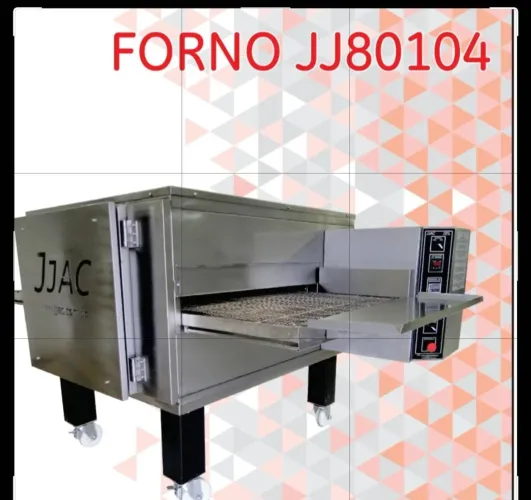 Forno para pizza e esfiha a gás e elétrico. JJAC 80 104