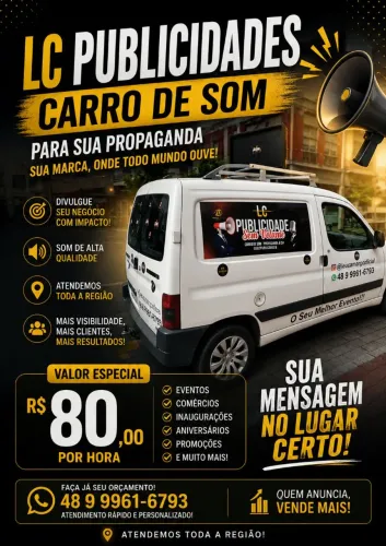 Carro de som propaganda 