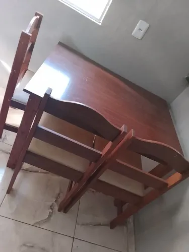 Mesa retangular 4 cadeiras