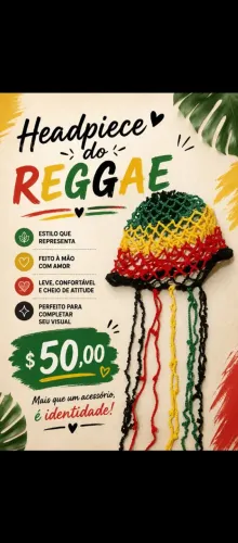Headpiece do reggae