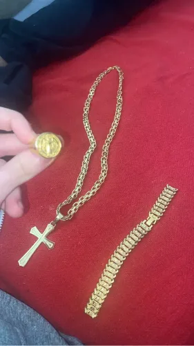 Corrente ouro e pulseira ouro 