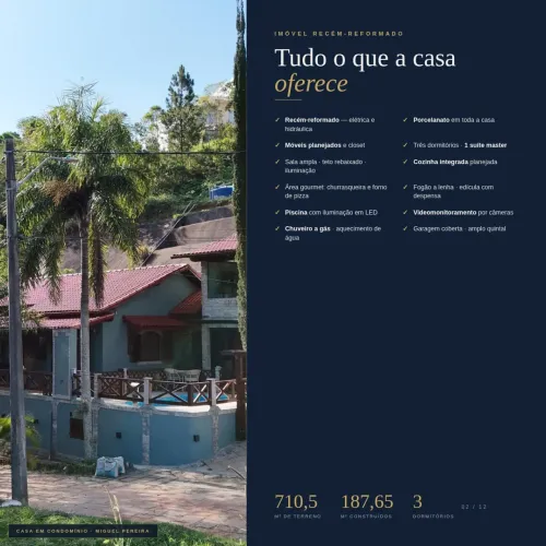Casa em Miguel Pereira - ao lado do Bobs 