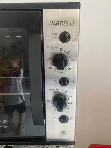 FORNO/GRILL C/ ESPETO GIRATÓRIO 60 LITROS MARCA NARDELLI