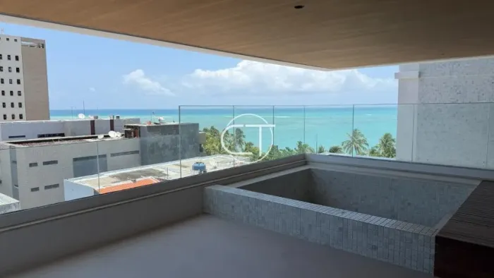 Apartamento 4 suítes vista mar Ponta Verde, piscina privativa, 236m²
