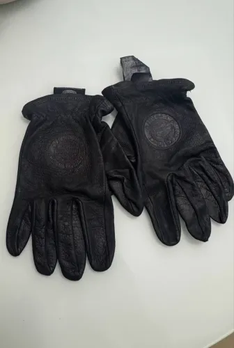 Juva de couro para moto, original Harley Davidson.
