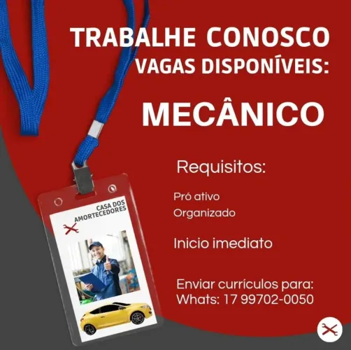 Contrata -se mecânico
