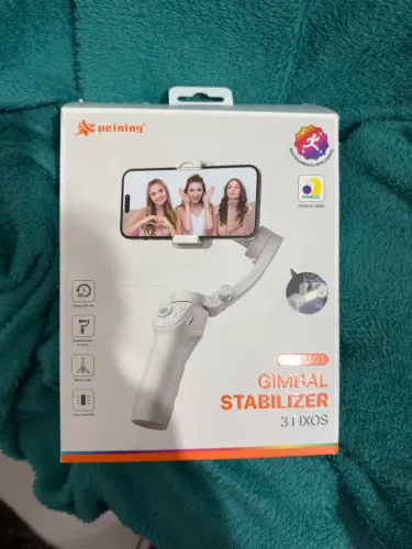 Gimbal Estabilizador de Celular Portátil com Rastreamento Inteligente de AI