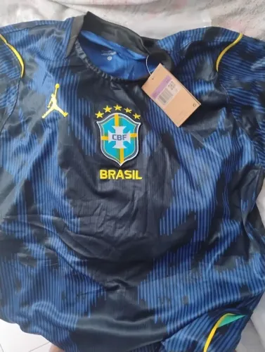 Camisa Seleção Azul Tamanho GG.