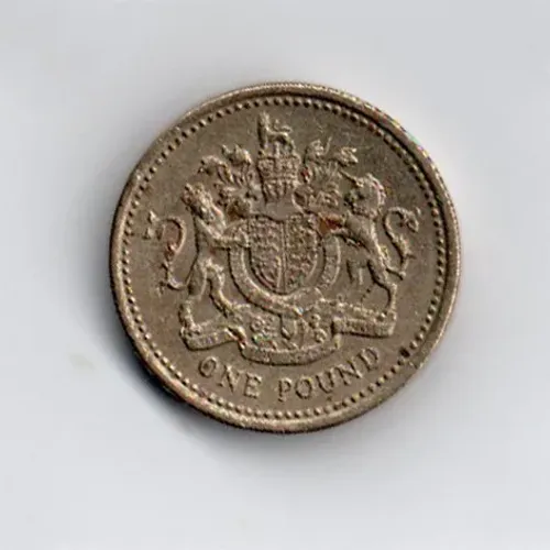 Peça antiga britânica, para colecionadores - fora de circulação 