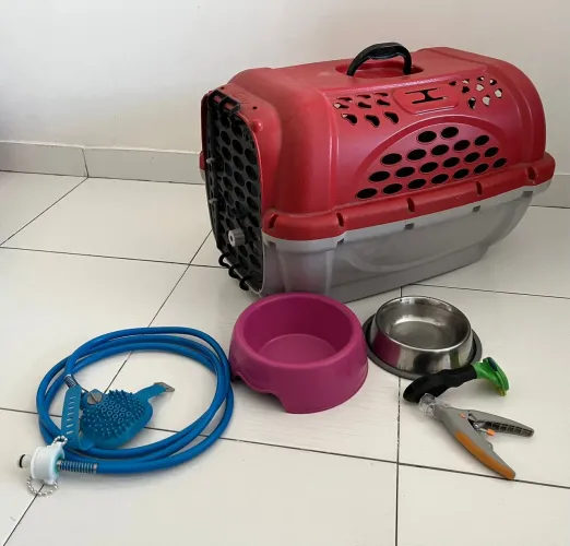 Caixa de transporte cachorro