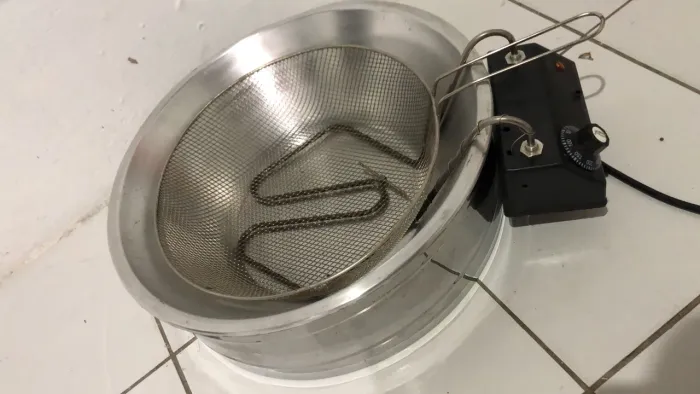 Fritadeira tacho de 12 litros capacidade 7l