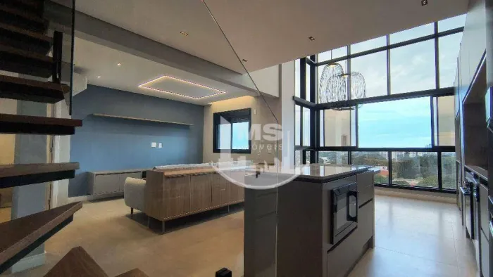 Apartamento com 1 dormitório para alugar, 78 m² por R$ 13.319,05/mês - Nova Campinas - Cam