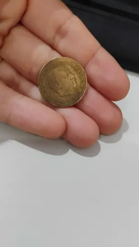 Moeda espanhola de 1 peseta