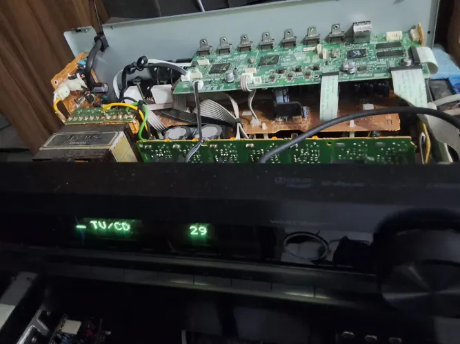 Reparo conserto de receiver subwoofer condicionador