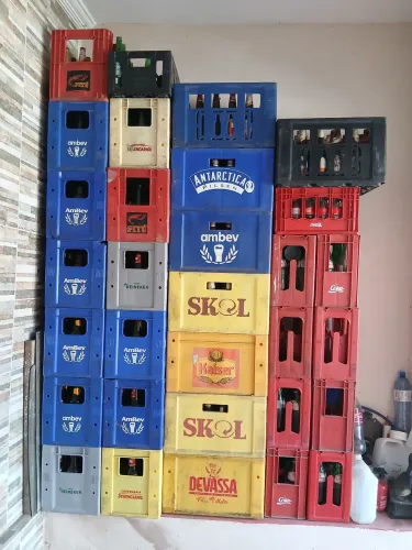 Grades de cervejas sem vasilhames