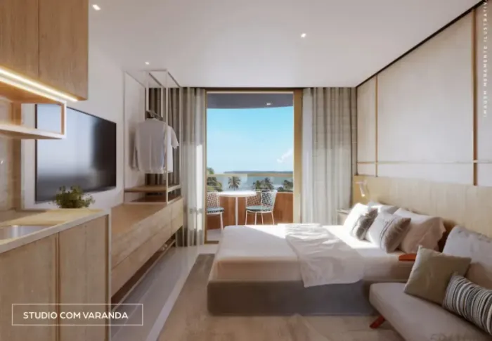 Vendo Studio preço de lançamento na beira mar de Maragogi!