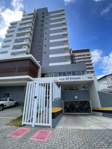 Studio mobiliado em Stella Maris com varanda e lazer completo (EDU)