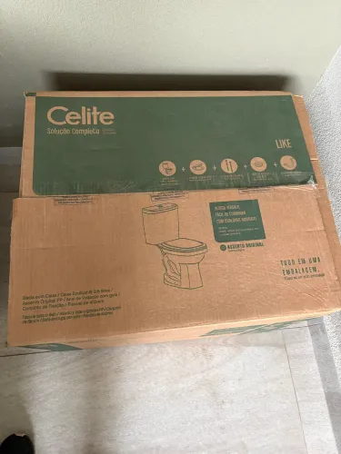 Conjunto celite para banheiro novo embalado