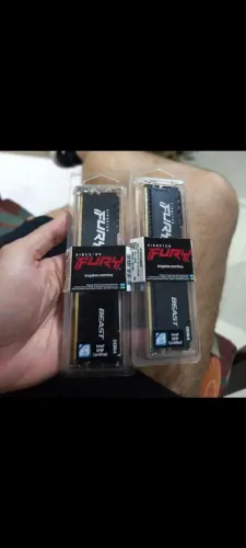 Memória Ram 16gb Fury 3200hz R$ 800 (tenho somente 1 disponível)