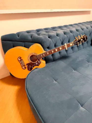 Violão Epiphone EJ200-CE Elétrico Impecável - Oportunidade!!