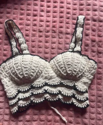Top de crochê