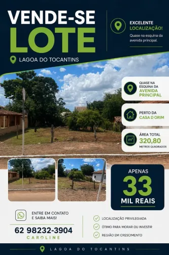 Lote em lagoa do Tocantins 