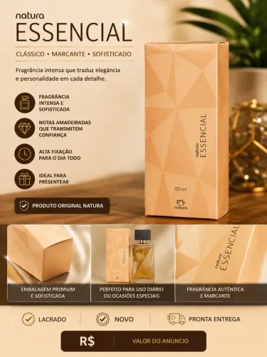 Deo Parfum Feminino Essencial 100 ml
