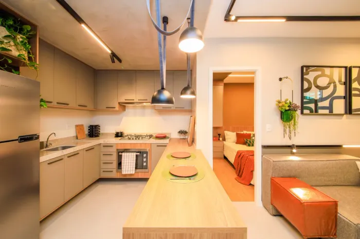 Apartamento 2 quartos (2 suítes) em um condomínio com lazer. Parte plana do São Mateus e c