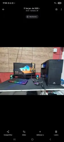 Pc parado motorizada