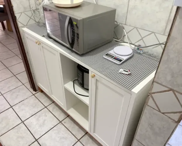 Gabinete / Balcão Branco de Cozinha (feito sob medida)