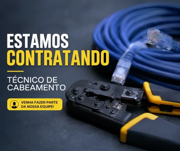 Contratação auxiliar cabista - Goiânia GO
