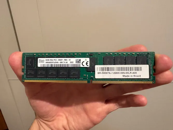 Memória DDR4 64GB 2933y RDIMM ECC