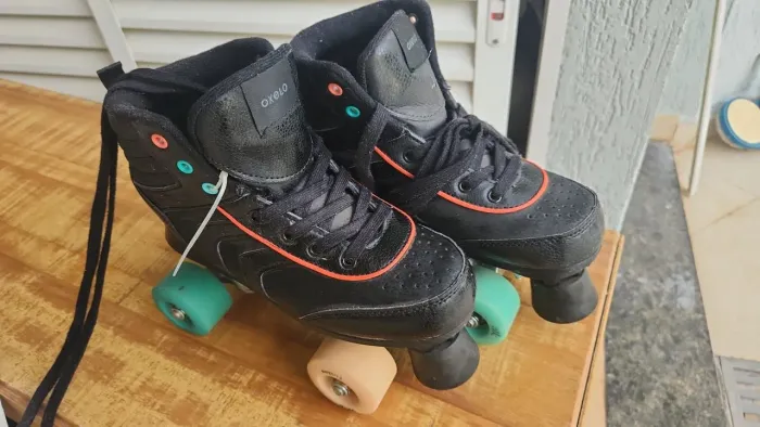 Patins rollers OXELO RS QUAD 100 JR BLACK