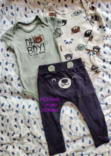 COMO NOVAS!! Roupas de bebê| Tamanho RN até 12 meses