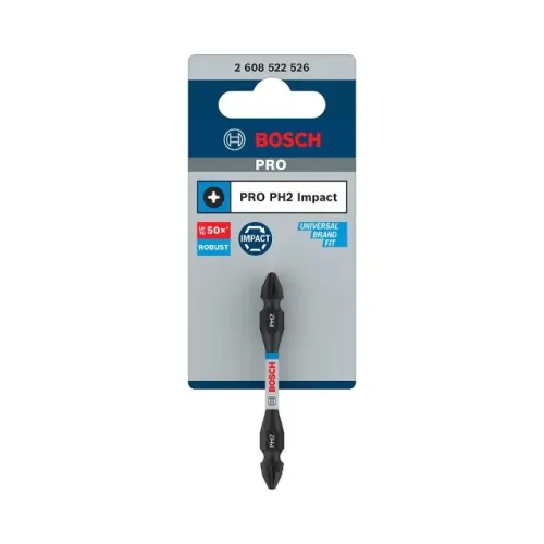 Bits de impacto ponta dupla PH2 = 65mm ( Bosch )