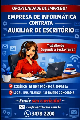 Auxiliar de escritório/Recepcionista